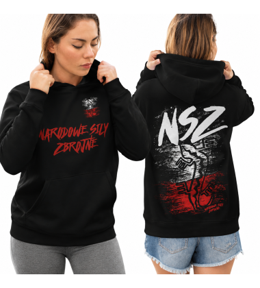 Damska bluza z kapturem NSZ